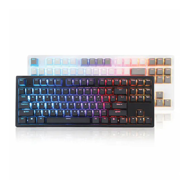 콕스 엔데버 텐키리스 RGB PBT 완전방수 무접점 키보드 화이트 35g