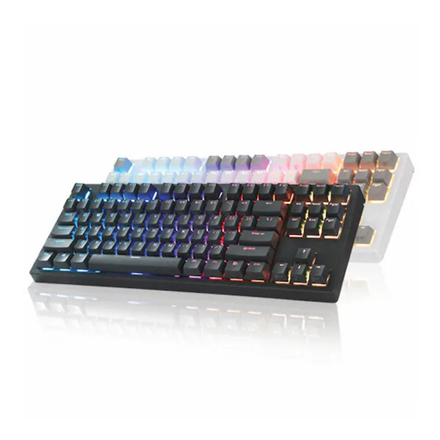 콕스 엔데버 텐키리스 RGB PBT 완전방수 무접점 키보드 블랙 35g