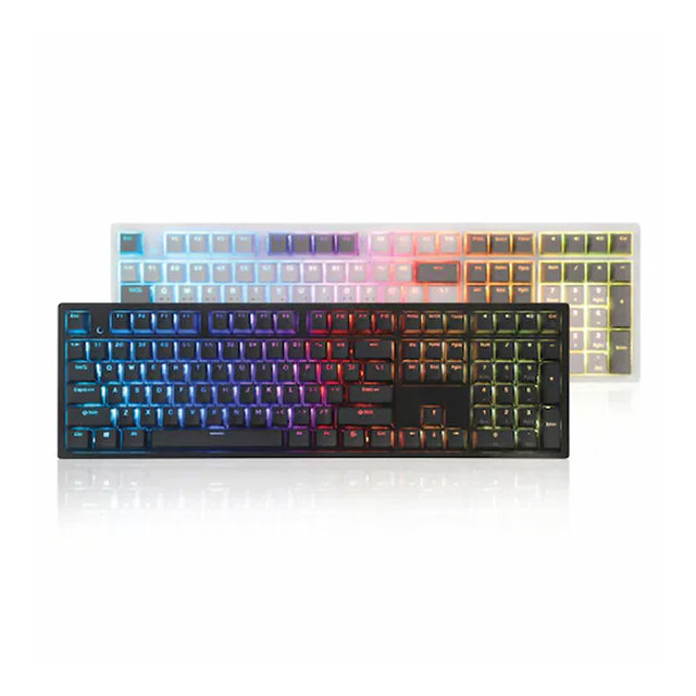 콕스 엠프리스 RGB PBT 완전방수 무접점 키보드 화이트 색상 35g