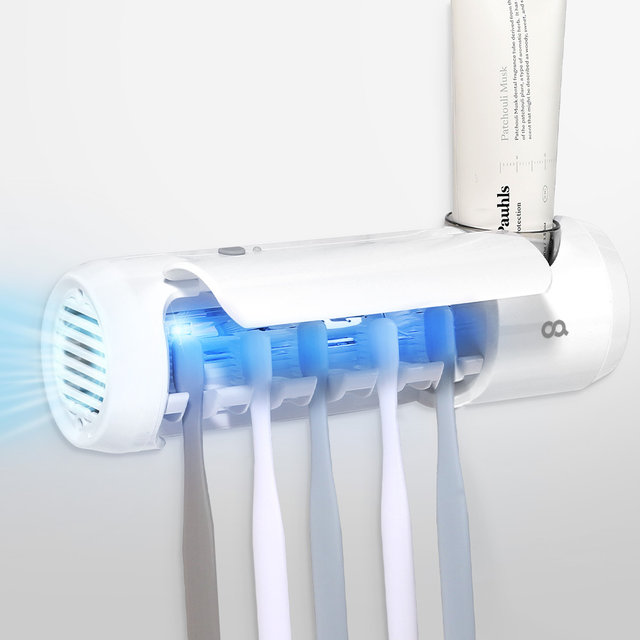 클린이퓨어Air 충전식 가정용 칫솔살균기 LED 무선 건조기 멸균 치솔 자외선 소독기