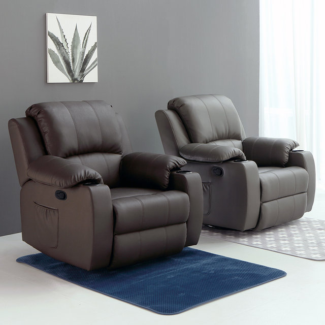 5124 수동 1인용 리클라이너 소파(흔들 회전)