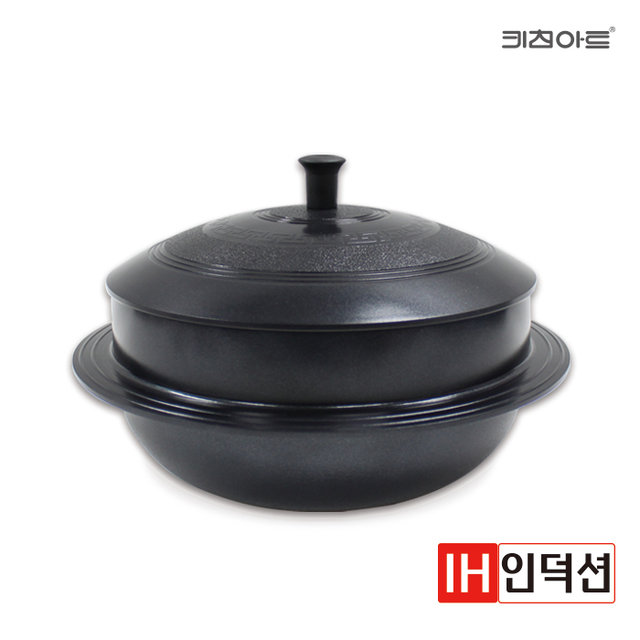 키친아트 금상첨화 통주물 인덕션가능 가마솥 22cm 가마솥냄비