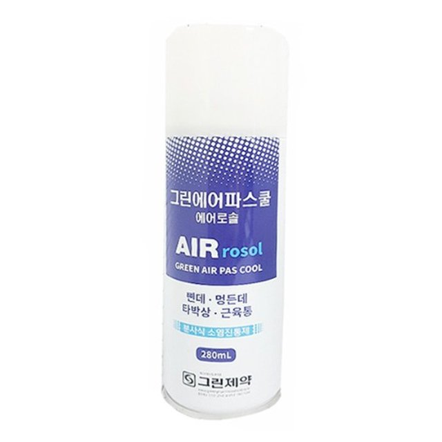 그린에어파스쿨 뿌리는 파스 스프레이 280ml x 10캔