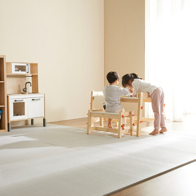 층간소음방지 셀프시공 롤매트 모던그레이 140cm x 1m