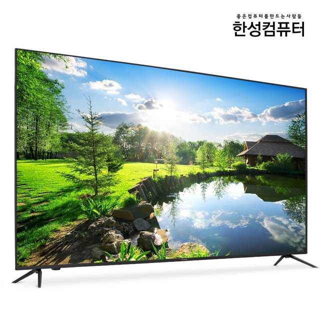 190cm ELEX TV9750 UHD 안드로이드 11 TV (스탠드설치)