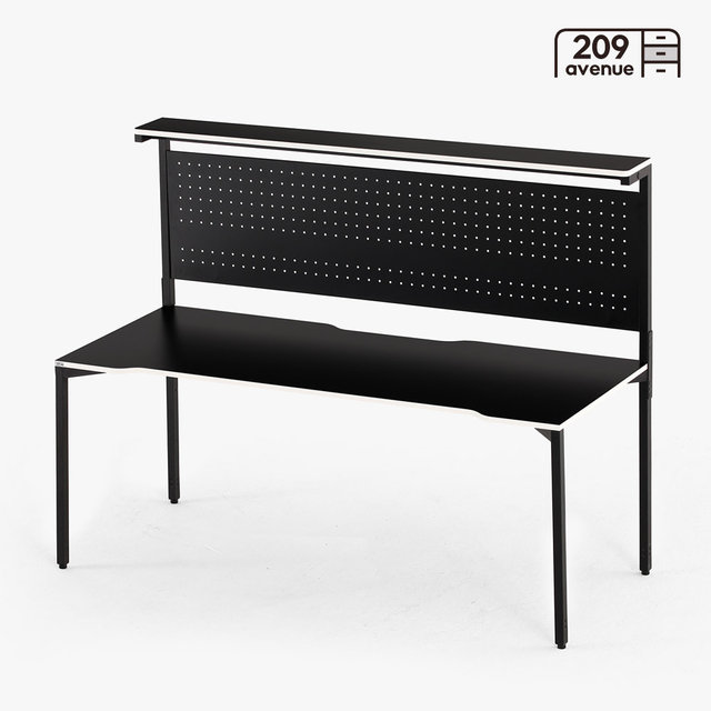 209애비뉴 제로스테이션 타워 게이밍 선반책상 1800 BK/WH