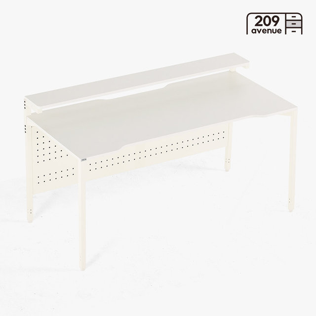 209애비뉴 제로스테이션 스탠다드 게이밍 선반책상 1200 BK/WH