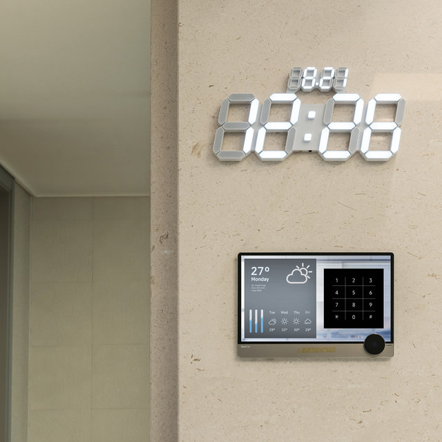 플라이토 데이즈 인테리어 LED 벽시계 38cm