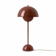 [해외직구] 앤트레디션 플라워팟 VP3 테이블 램프 - Red Brown