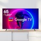  165cm 5년무상AS 24년형 구글TV UC65QLED 스마트TV (스탠드설치/기사)