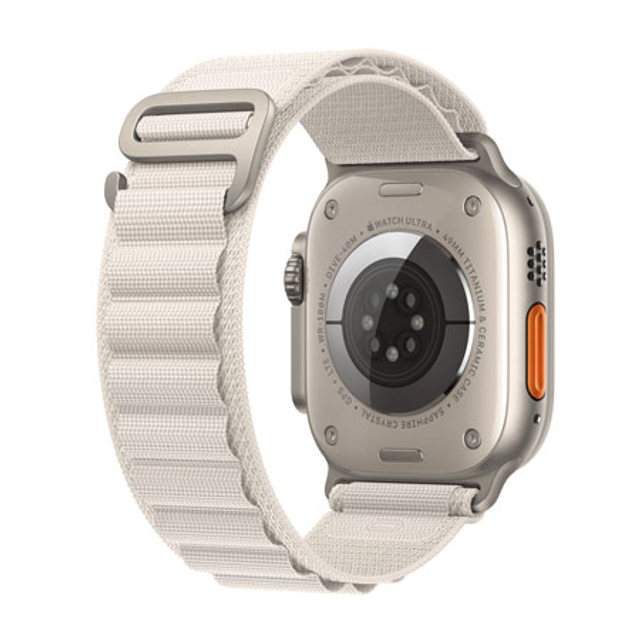 애플워치 울트라 49mm Cellular 티타늄 케이스 스타라이트 알파인 루프 L - [MQFT3KH/A]