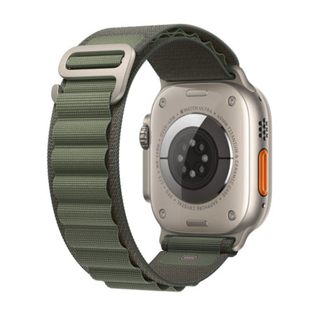 애플워치 울트라 49mm Cellular 티타늄 케이스 그린 알파인 루프 M - [MQFN3KH/A]