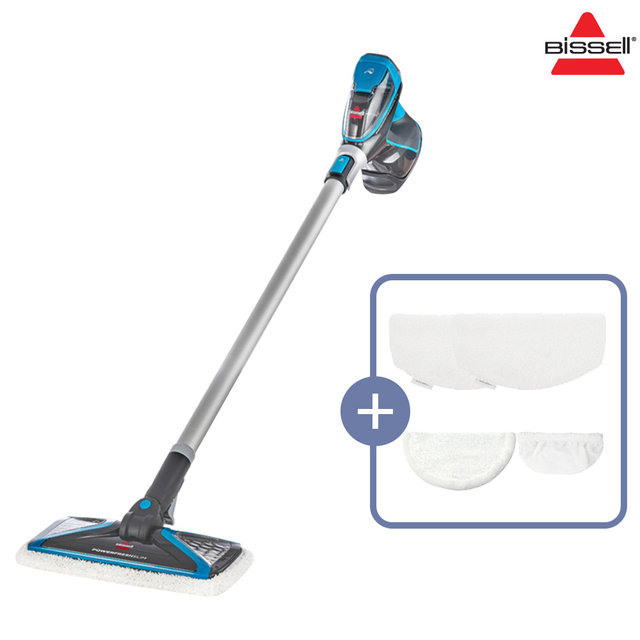 비쎌 슬림 스팀청소기 START 패키지 (그레이블루+정품걸레4P)