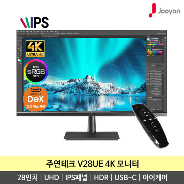 주연테크 V28UE 4K UHD USB-C IPS 60HZ 71cm 컴퓨터 모니터