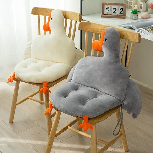 [해외직구] 블레오 사무실 캐릭터 오리 의자 방석 쿠션 80cm