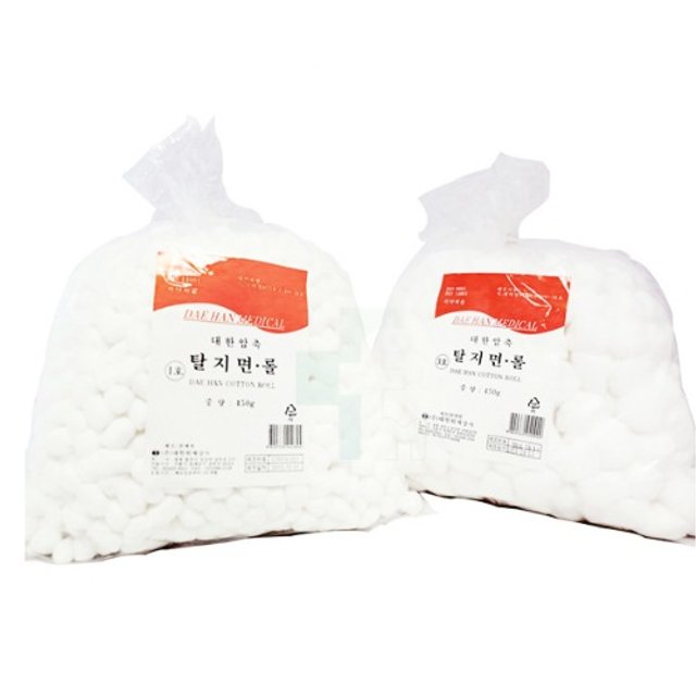대한 슬라이스 코튼볼 450g 탈지면 볼 의료용솜
