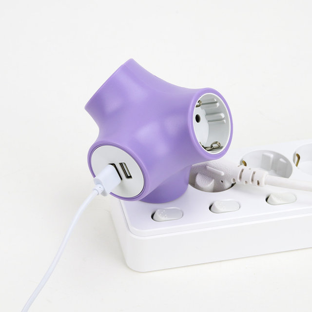 Y형 디자인 멀티탭 USB 2구 콘센트