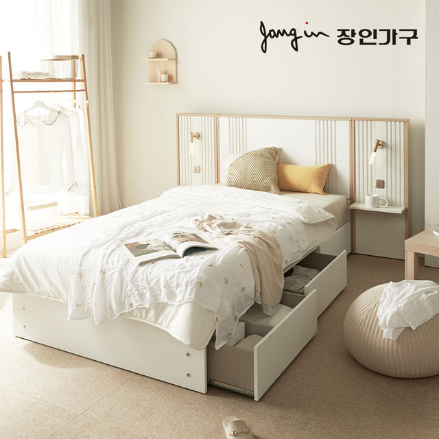 로시 라이트 템바보드 호텔식침대 프레임 SS