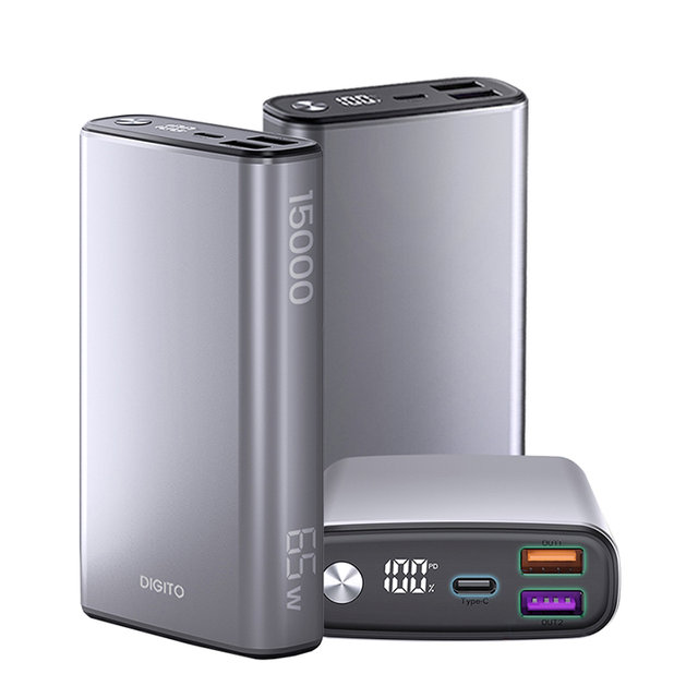 65W 고속충전 PD 노트북 15000mAh 잔량표시 보조배터리