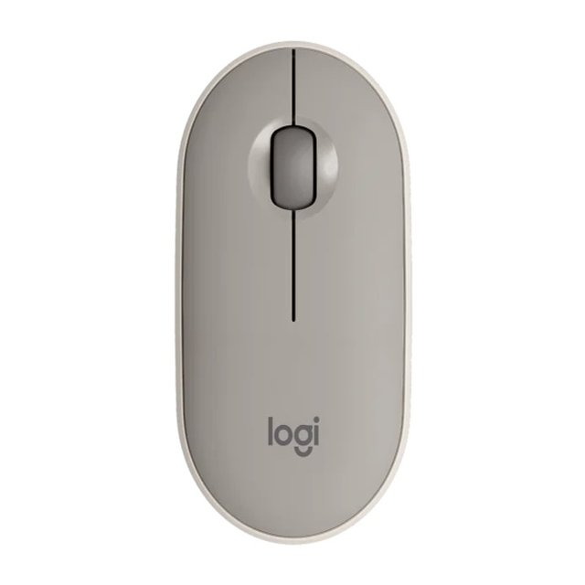 (정가 34,900원) [정품]무소음 블루투스&무선 마우스 Pebble M350[샌드]