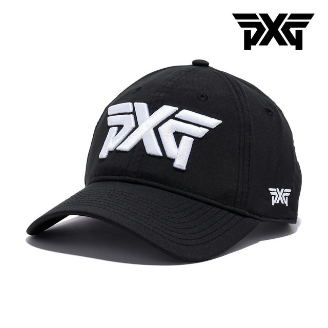 [해외직구] PXG 여성 경량 언스트럭쳐드 로우 크라운 벨크로 골프 캡모자 블랙