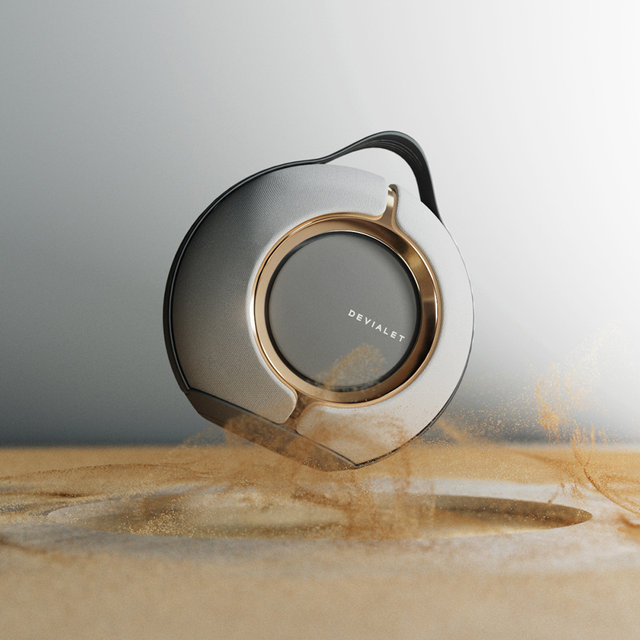 [정품]Devialet 마니아 오페라 95dB 포터블 스마트 스피커[골드][무선충전스테이션 포함][DEVIALET MANIA]