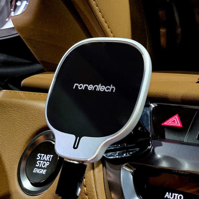 로랜텍 갤럭시 고속 아이폰 맥세이프 무선충전 차량용 거치대