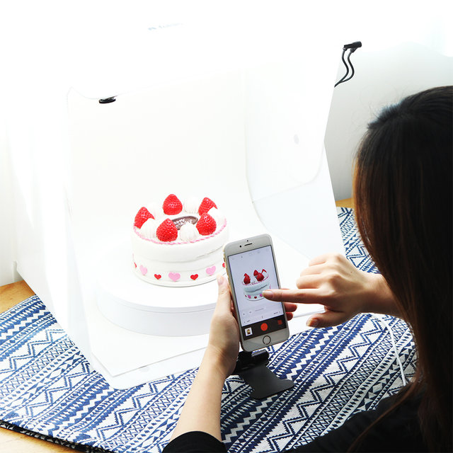 폴디오360 턴테이블 미니스튜디오 어플연동 360도 자동촬영