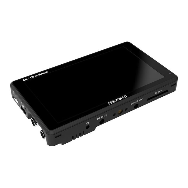 [국내인증 정품] [Feelworld] LUT6S 필월드 카메라 4K 프리뷰 모니터 6인치 3D LUT 터치스크린 HDMI/3G-SDI 2600NIT