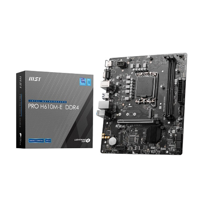 MSI PRO H610M-E DDR4 인텔 메인보드 CL