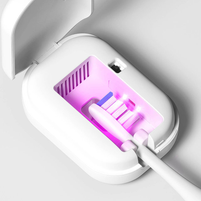 클린이퓨어Pro 바람건조 칫솔살균기 고온히팅 휴대용 유선 무선 겸용 UVC LED 살균