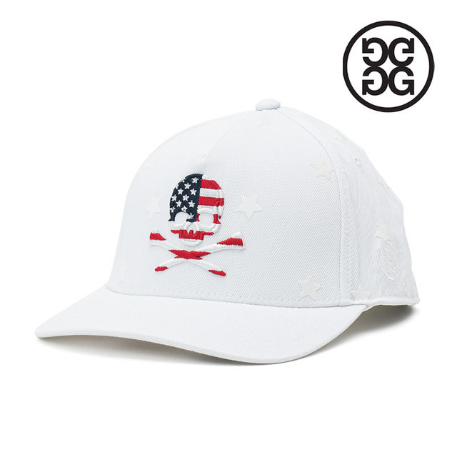 [해외직구] 지포어 킬러 TS USA 스컬 스냅백 골프 모자 G4AF22H71 스노우