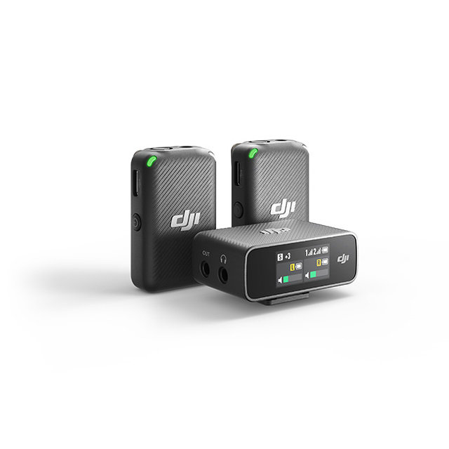 [포토리뷰 이벤트] 듀얼채널 무선 마이크[2TX+1RX+충전케이스][DJI-MIC]