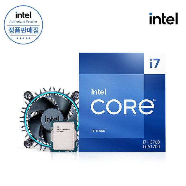 인텔 13세대 CPU 코어 i7-13700 랩터레이크 정품박스