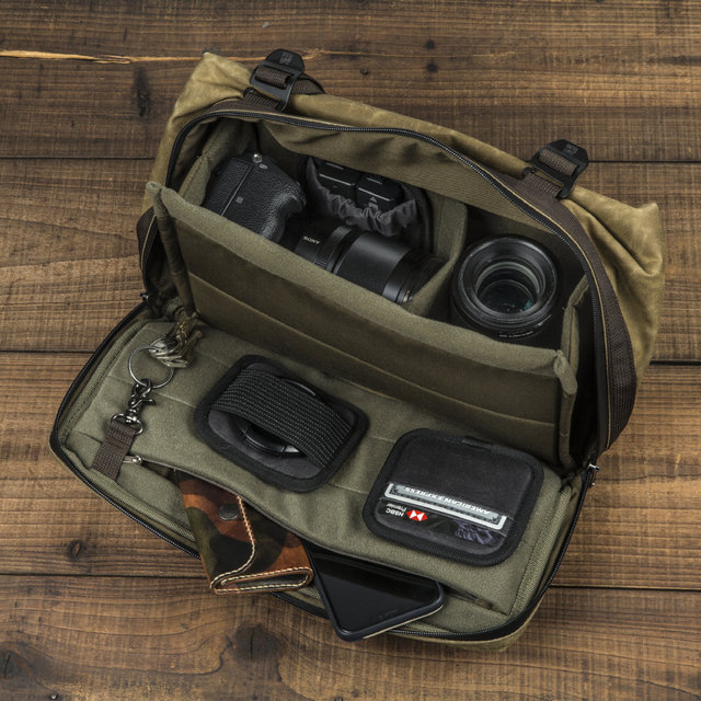 [키홀더 증정] [WOTANCRAFT] 우탄크래프트 카메라백 Fighter 03 Rider Bag Charcoal Black
