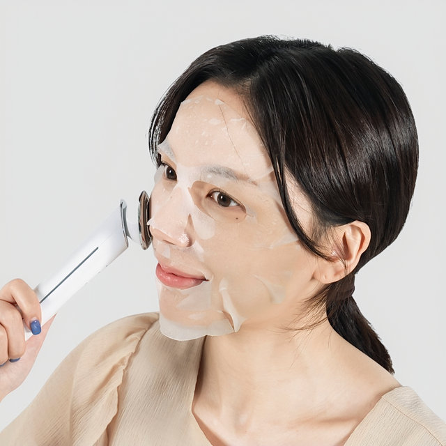 펄케어 뉴소닉 마사지기 고주파 갈바닉 피부관리기