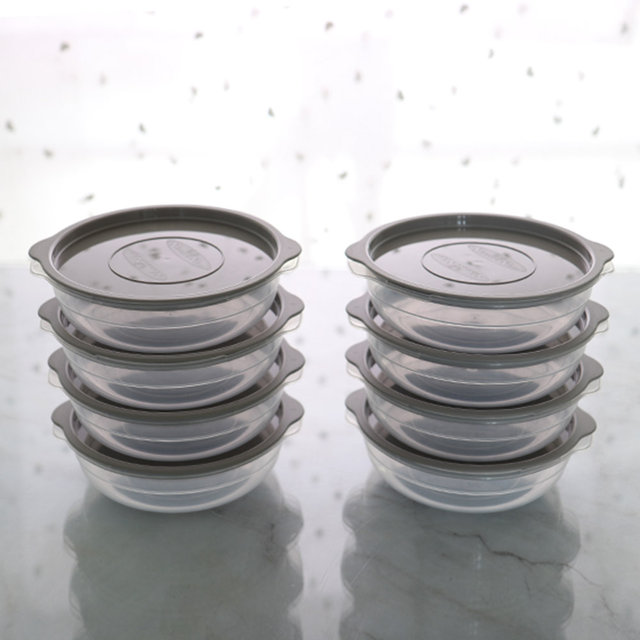보노쿡 밀폐용기 450ml x 12P 집밥소분 냉동밥 전자레인지그릇