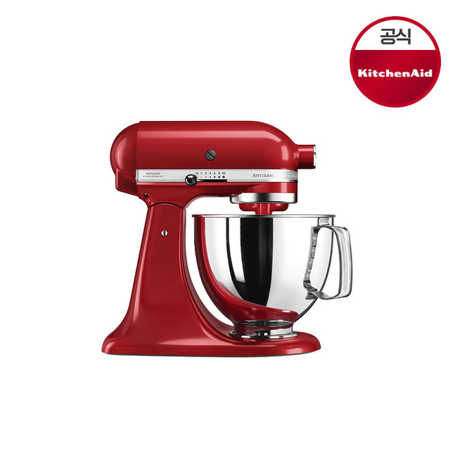 5KSM130W 아티잔 4.8L 틸트헤드 믹서 보급형 리뉴얼 [아몬드크림/오닉스블랙/엠파이어레드]
