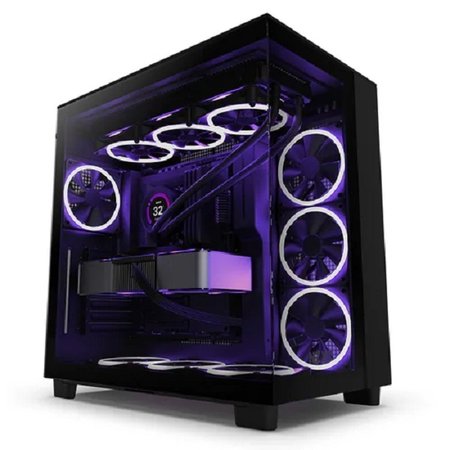 NZXT H9 Flow Matte Black 미들타워 케이스