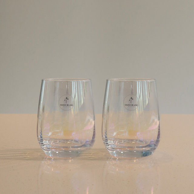 1+1 티니블랑 샤인 언더락 글라스잔 300ml