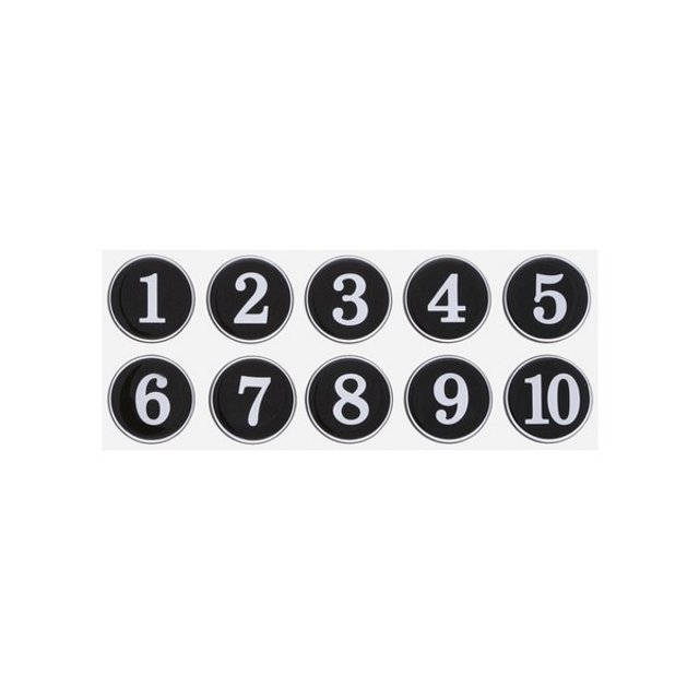 아트사인 번호판35 에폭시 검정 1130 지름35 10개입