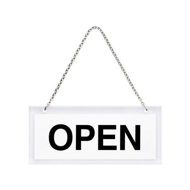 아트사인 OPEN CLOSED 아크릴 7101 180x80x10 양면