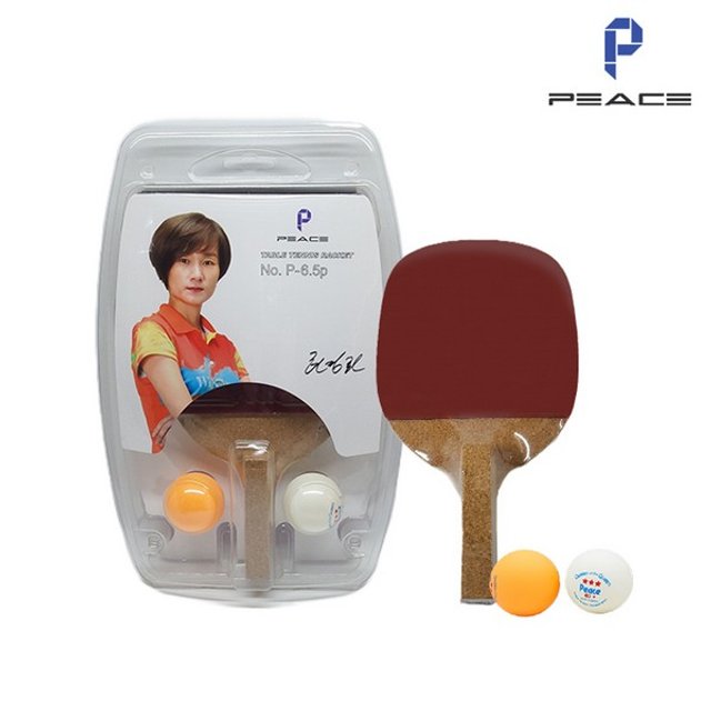 피스 탁구라켓 펜홀더형 P-6.5p