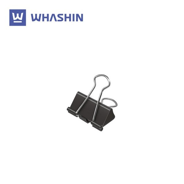 화신 블랙 더블클립 소 19mm 50PCS EA