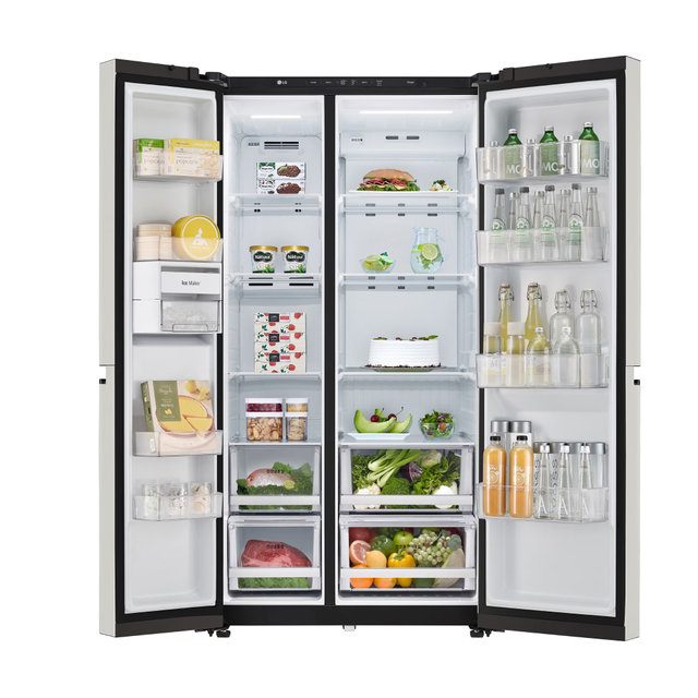 디오스 오브제컬렉션 베이직 양문형 냉장고 S834MGG1D.CKOR [832L,그레이]