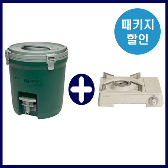 스탠리 워터저그 7.5L(그린) + 닥터하우스 트윙클 스토브 (화이트)