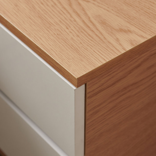 마틴 2단 서랍 침대 옆 선반 미니 협탁 400 수납 소형 낮은 협탁테이블