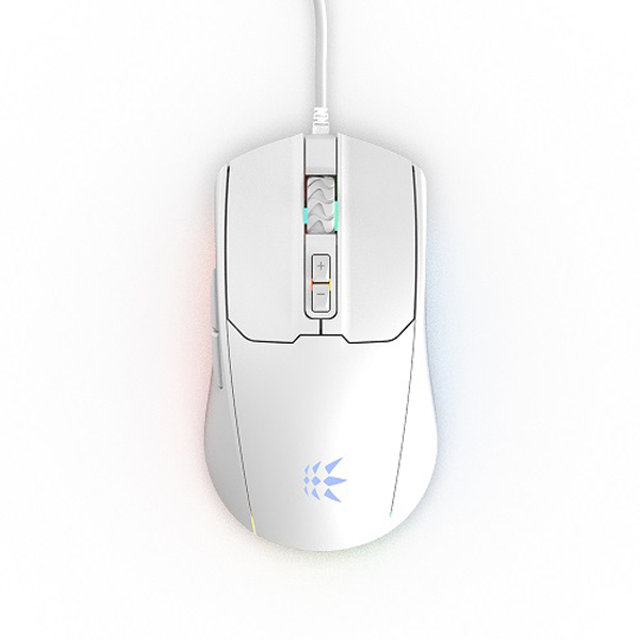 마이크로닉스 MANIC MG530 RGB 게이밍 마우스 화이트