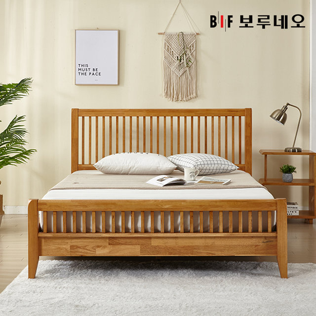 앳홈 큐텐A 원목 침대 프레임 Q(퀸)_착불