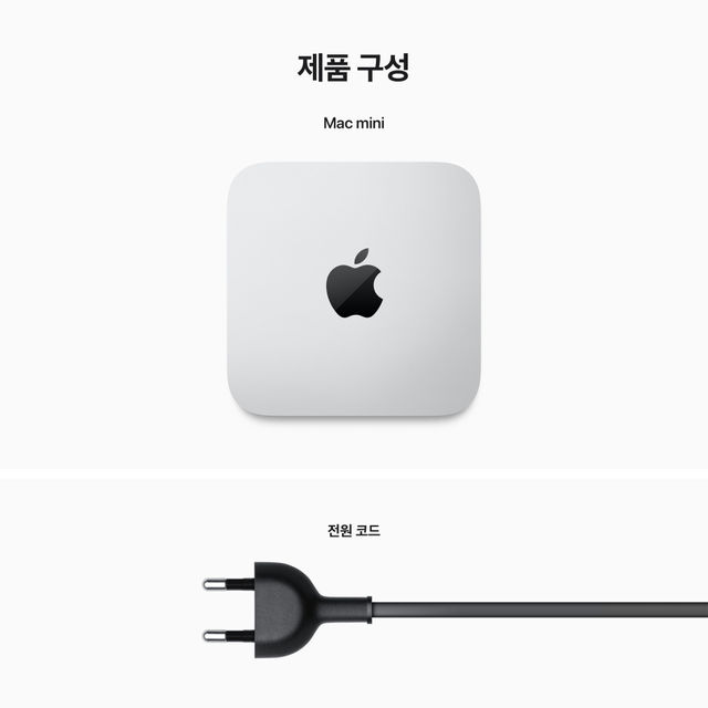2023 맥 미니 M2, 8코어 CPU, 10코어 GPU, 8GB RAM, 256GB SSD - [MMFJ3KH/A]